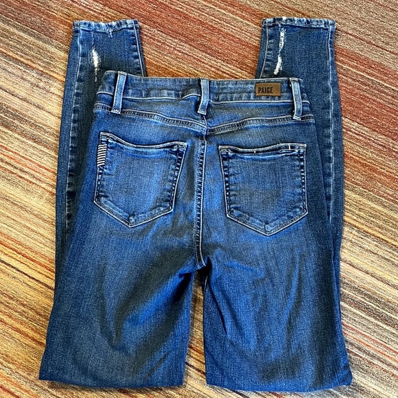 Paige Hoxton Ultra‎ Skinny Distressed Jeans - Picture 2 of 10